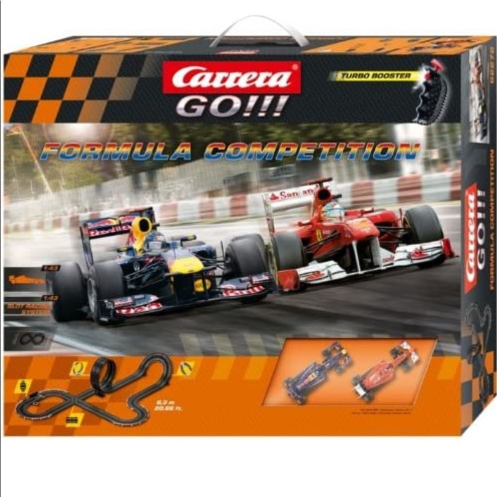 Carrera Competition-Race-Set. 20.6 feet of track.